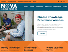 Tablet Screenshot of novaschool.org